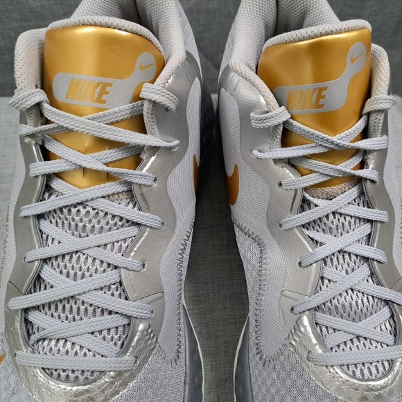%Nike Renew Elevate Basketball Shoes Size 11.5 Cool Grey Metallic Gold / A 35 main image 10